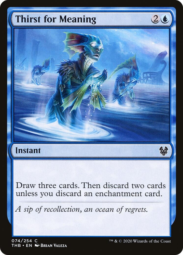 Image for Thirst for Meaning (74) (THB) - Magic: The Gathering