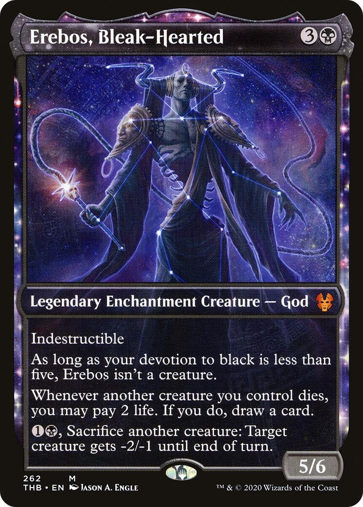Image for Erebos, Bleak-Hearted (Showcase) (262) (THB) - Magic: The Gathering