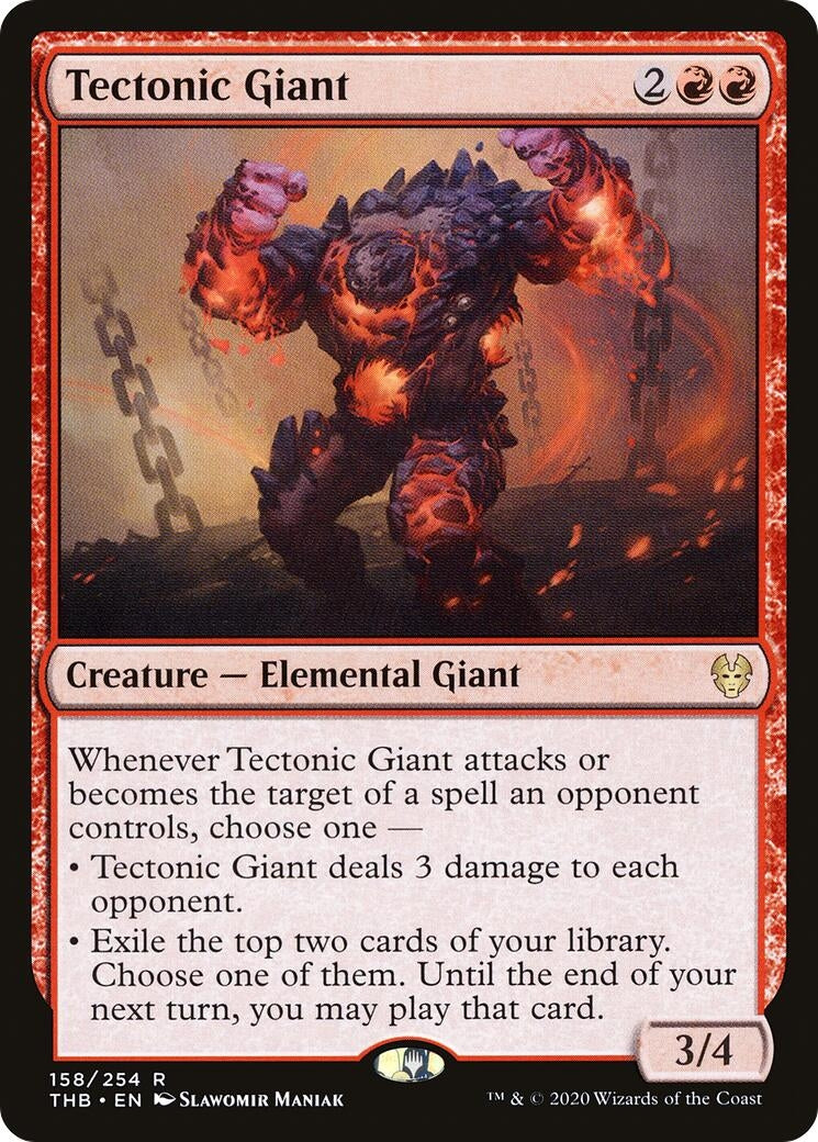 Image for Tectonic Giant (158) (THB) - Magic: The Gathering