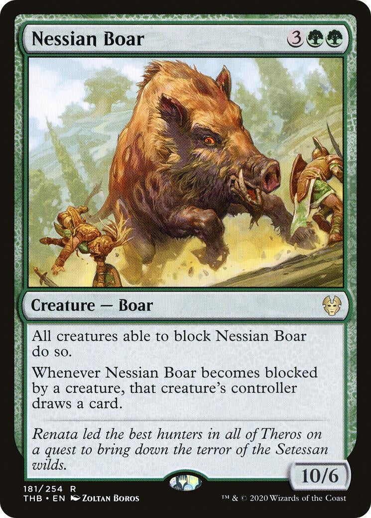 Image for Nessian Boar (181) (THB) - Magic: The Gathering
