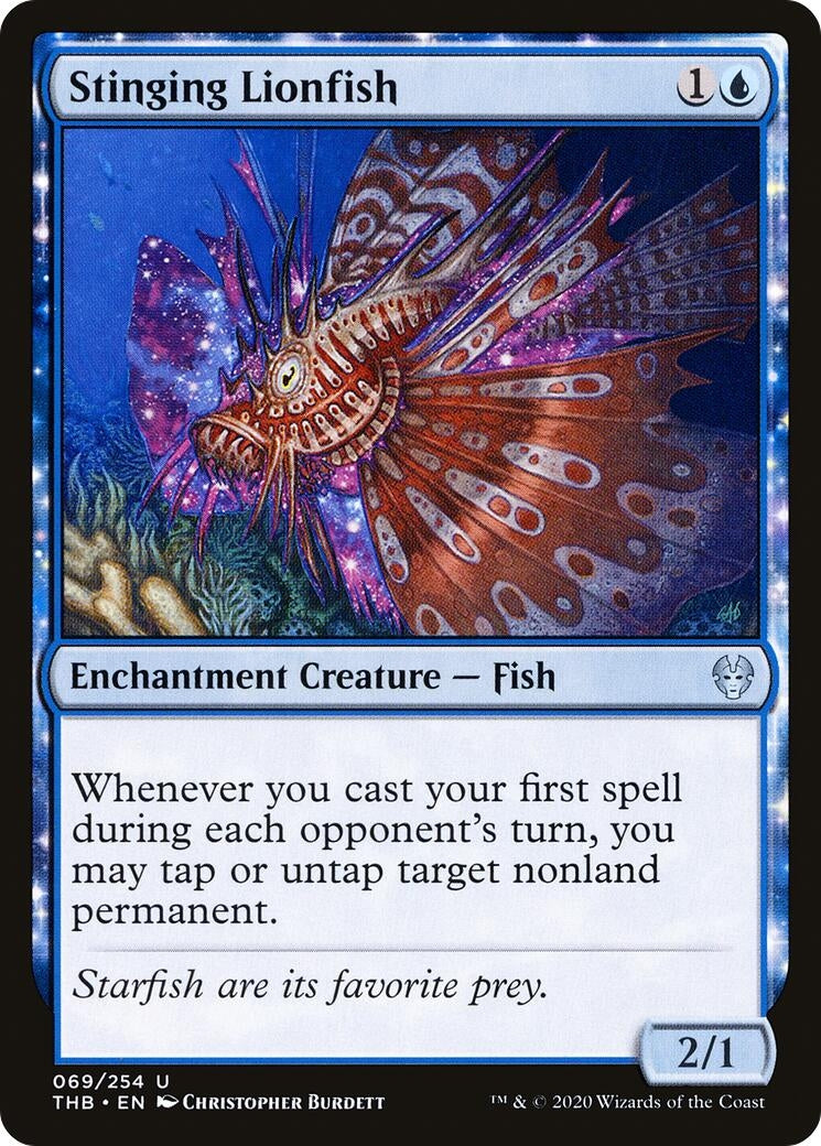 Image for Stinging Lionfish (69) (THB) - Magic: The Gathering