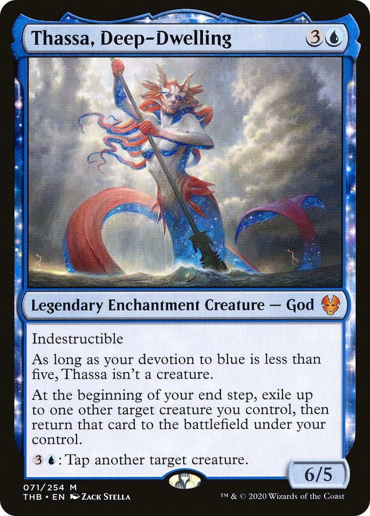 Image for Thassa, Deep-Dwelling (71) (THB) - Magic: The Gathering