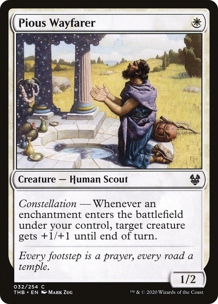Image for Pious Wayfarer (32) (THB) - Magic: The Gathering