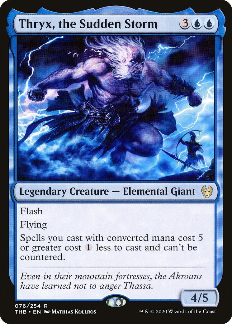 Image for Thryx, the Sudden Storm (76) (THB) - Magic: The Gathering