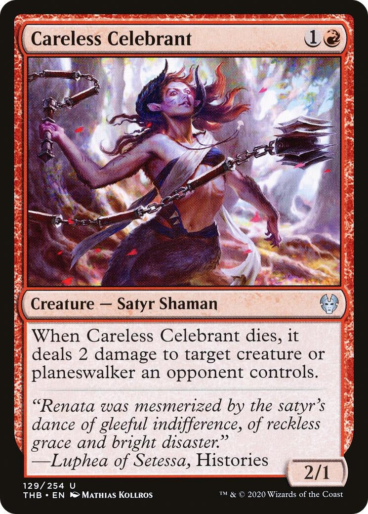 Image for Careless Celebrant (129) (THB) - Magic: The Gathering