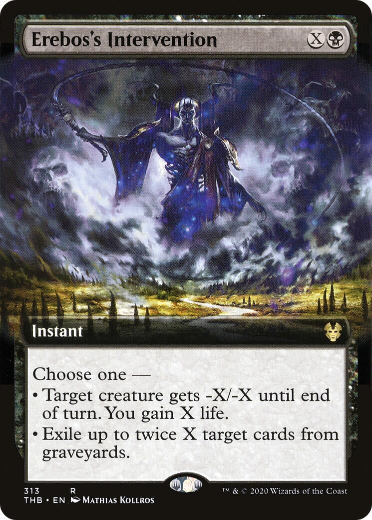 Image for Erebos's Intervention (Extended Art) (313) (THB) - Magic: The Gathering