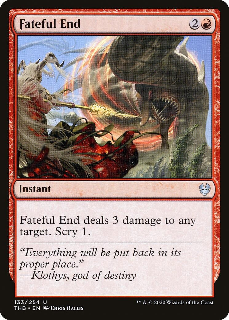 Image for Fateful End (133) (THB) - Magic: The Gathering