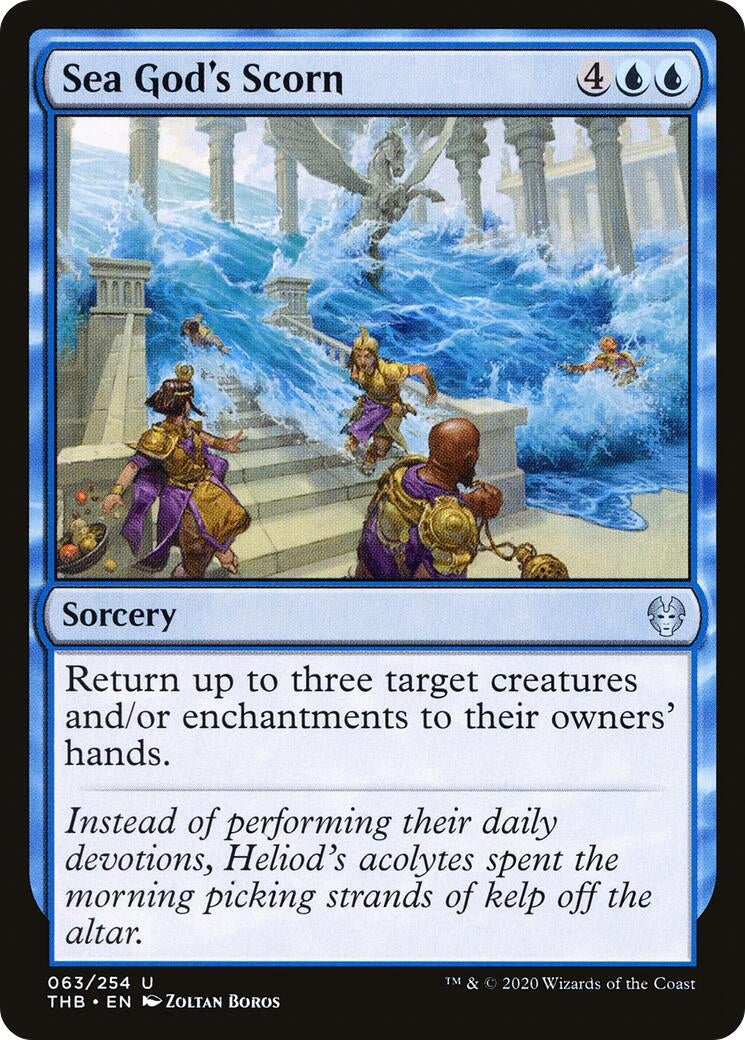 Image for Sea God's Scorn (63) (THB) - Magic: The Gathering