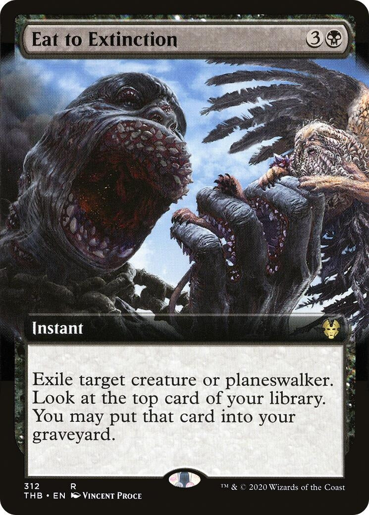 Image for Eat to Extinction (Extended Art) (312) (THB) - Magic: The Gathering