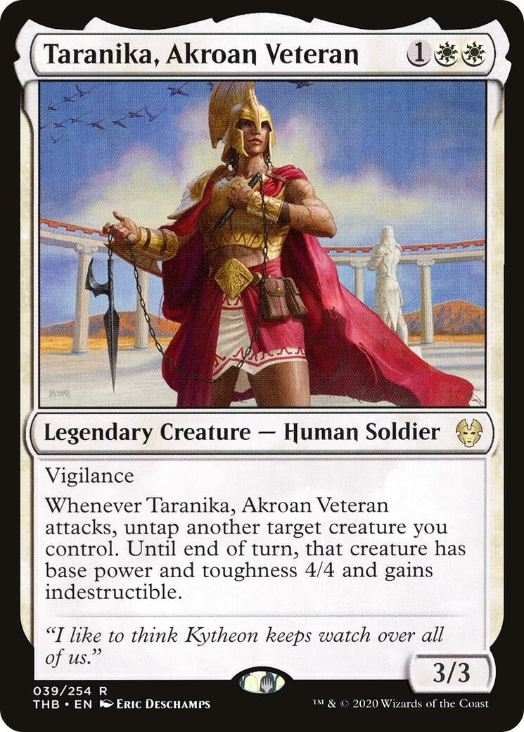 Image for Taranika, Akroan Veteran (39) (THB) - Magic: The Gathering