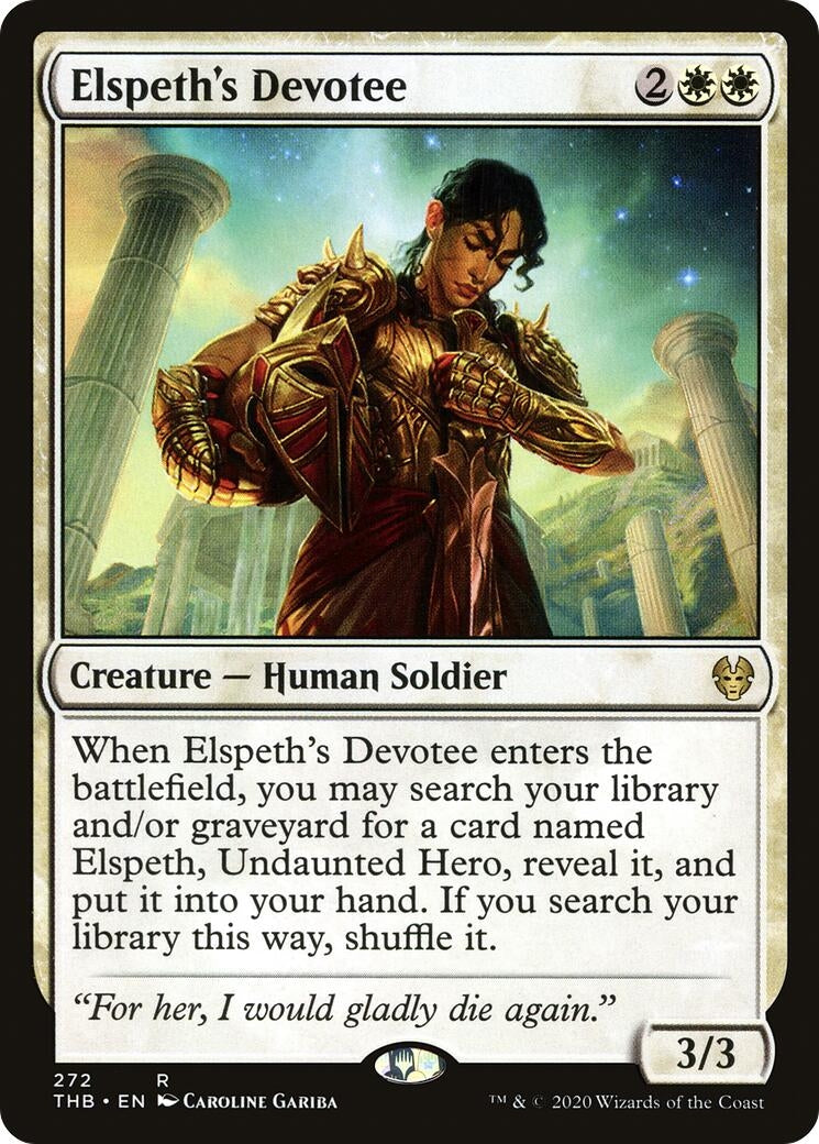 Image for Elspeth's Devotee (272) (THB) - Magic: The Gathering