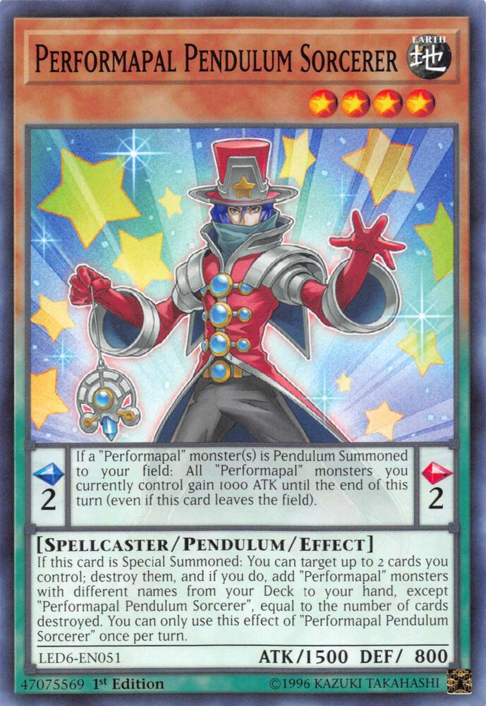 Performapal Pendulum Sorcerer (LED6-EN051) (LED6)