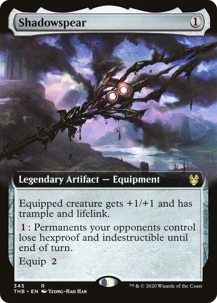Image for Shadowspear (Extended Art) (345) (THB) - Magic: The Gathering