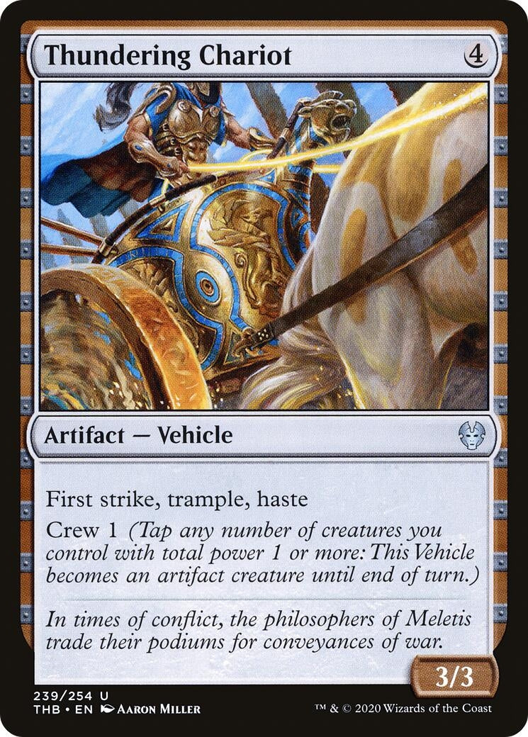 Image for Thundering Chariot (239) (THB) - Magic: The Gathering