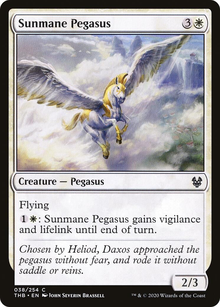 Image for Sunmane Pegasus (38) (THB) - Magic: The Gathering