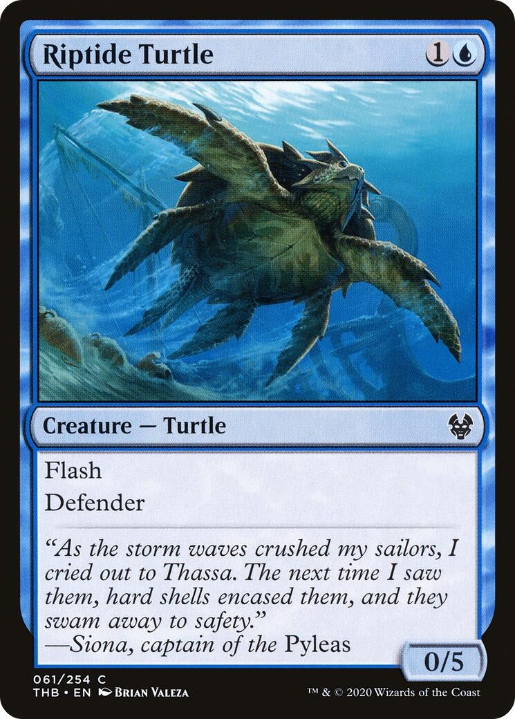 Image for Riptide Turtle (61) (THB) - Magic: The Gathering