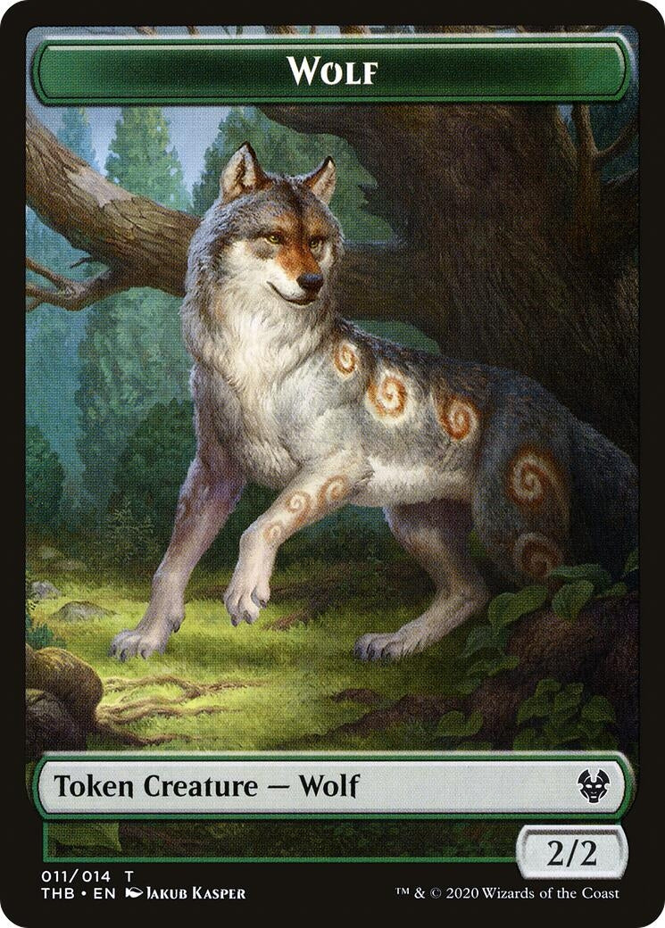 Image for Wolf Token (11) (THB) - Magic: The Gathering