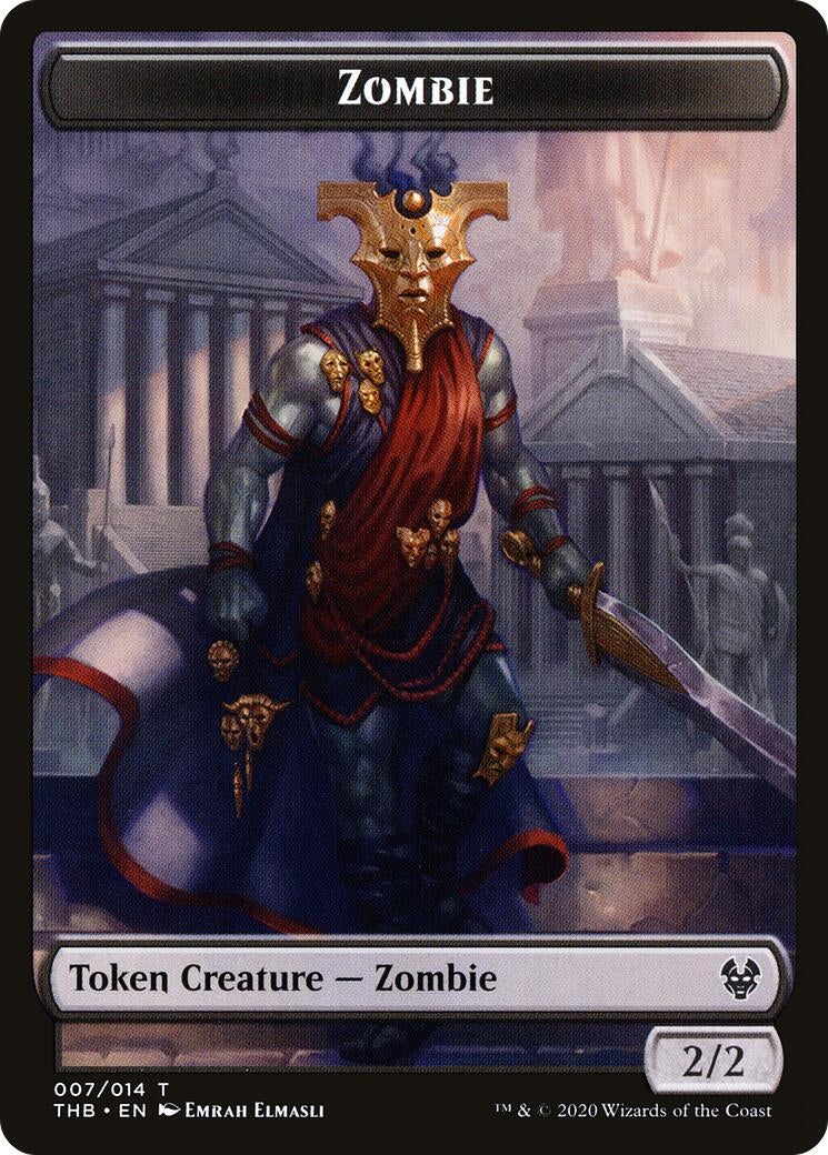 Image for Zombie Token (7) (THB) - Magic: The Gathering