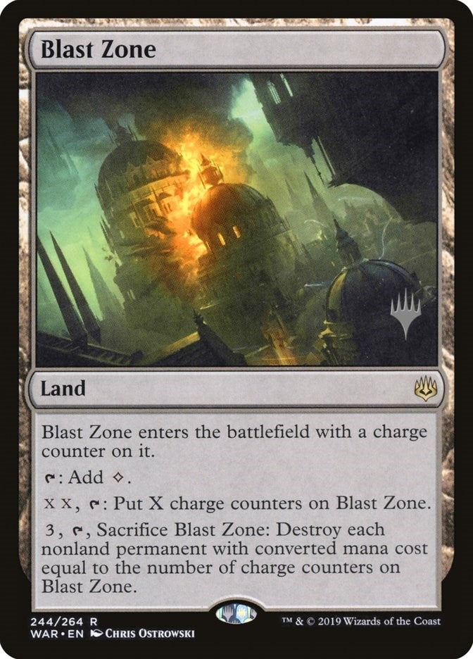 Image for Blast Zone (WAR) (244) (PPTHB) - Magic: The Gathering