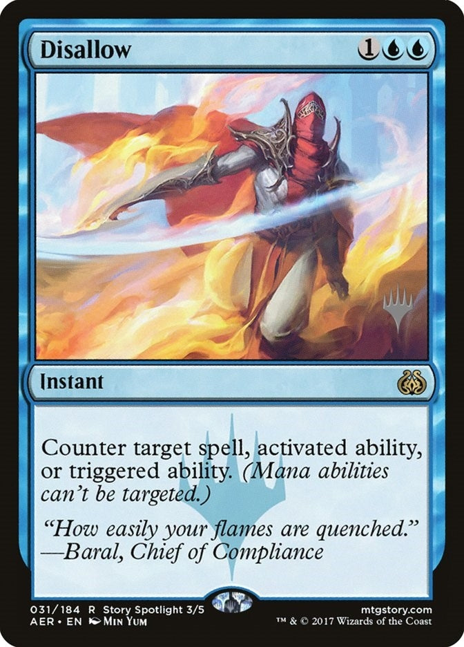 Image for Disallow (31) (PPTHB) - Magic: The Gathering