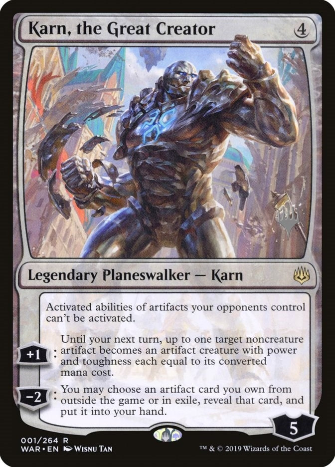 Image for Karn, the Great Creator (1) (PPTHB) - Magic: The Gathering
