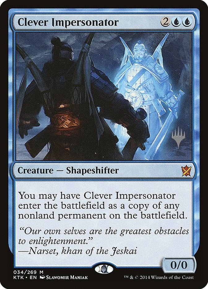 Image for Clever Impersonator (34) (PPTHB) - Magic: The Gathering