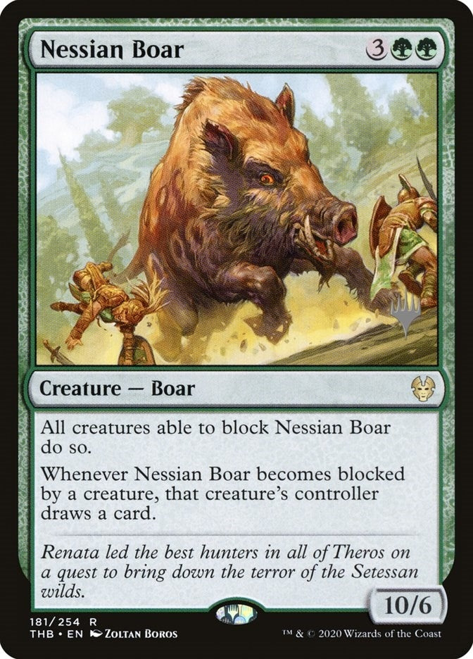 Image for Nessian Boar (181) (PPTHB) - Magic: The Gathering