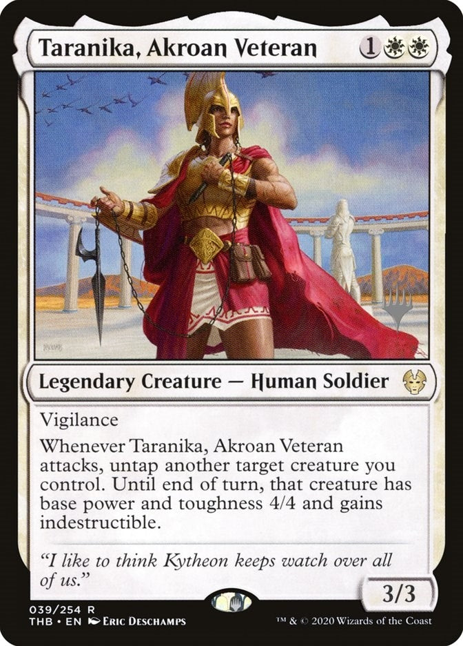 Image for Taranika, Akroan Veteran (39) (PPTHB) - Magic: The Gathering