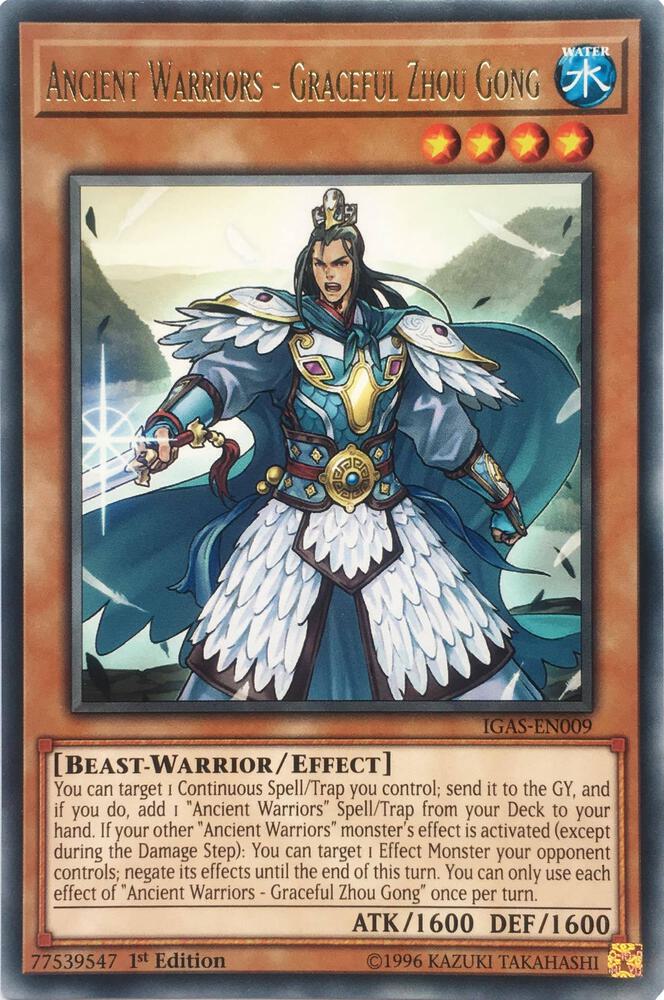 Ancient Warriors - Graceful Zhou Gong (IGAS-EN009) (IGAS)