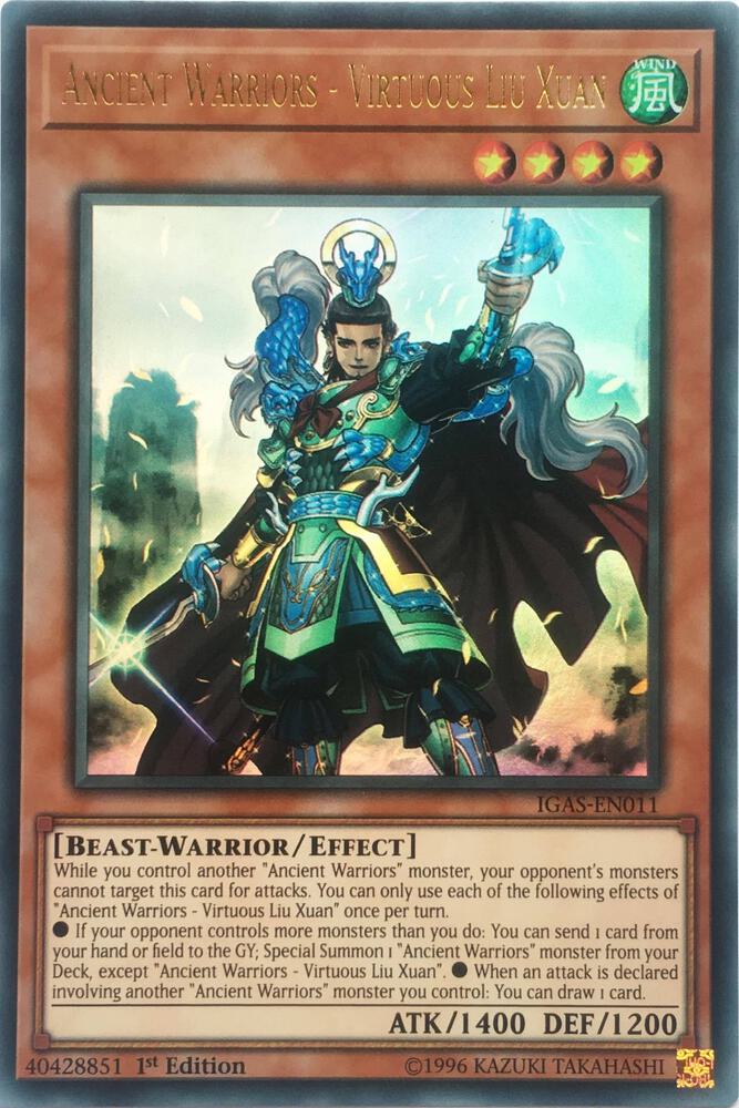Ancient Warriors - Virtuous Liu Xuan (IGAS-EN011) (IGAS)