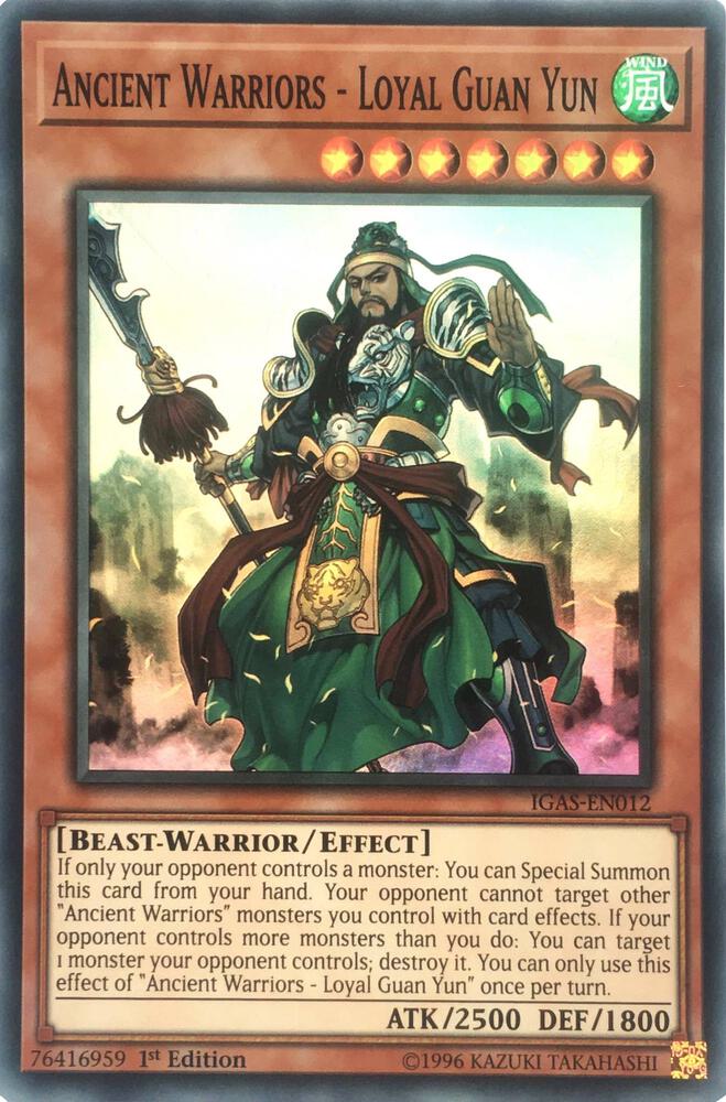 Ancient Warriors - Loyal Guan Yun (IGAS-EN012) (IGAS)