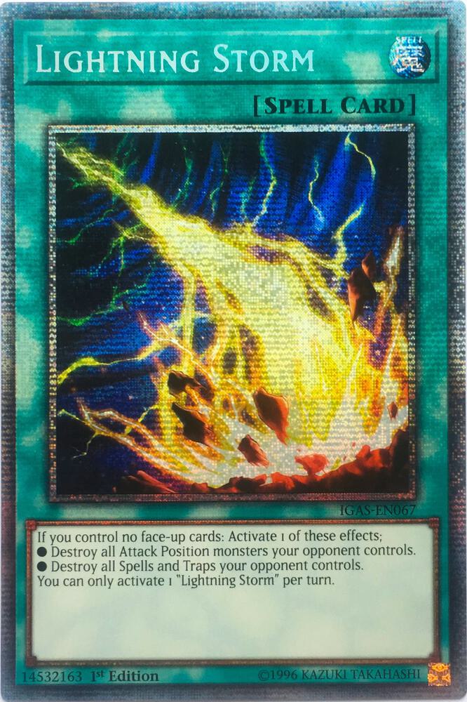 Lightning Storm (Starlight Rare) (IGAS-EN067) (IGAS)