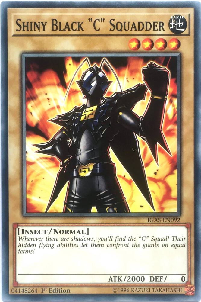 Shiny Black "C" Squadder (IGAS-EN092) (IGAS)