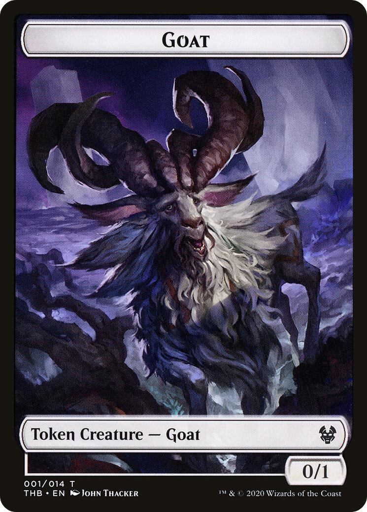 Image for Goat // Human Soldier Double-Sided Token (1 // 2) (THB) - Magic: The Gathering