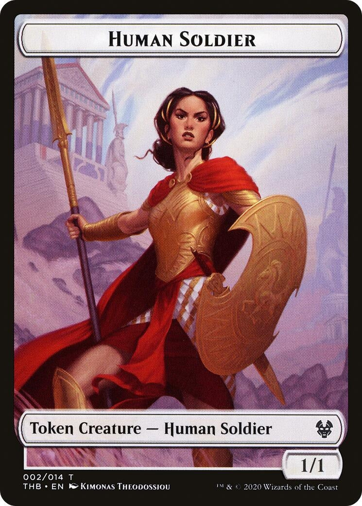 Image for Human Soldier // Spider Double-Sided Token (2 // 10) (THB) - Magic: The Gathering