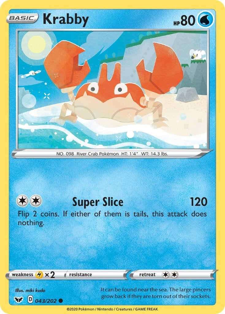 Krabby (043) (043/202) (SWSH01)