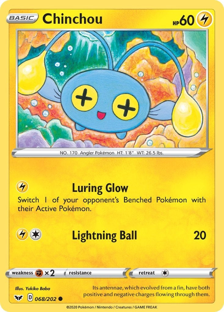 Chinchou (068) (068/202) (SWSH01)