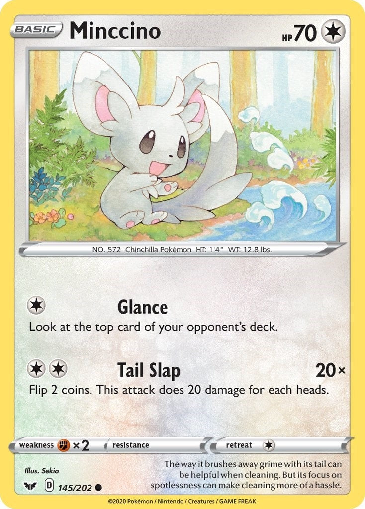 Minccino (145) (145/202) (SWSH01)