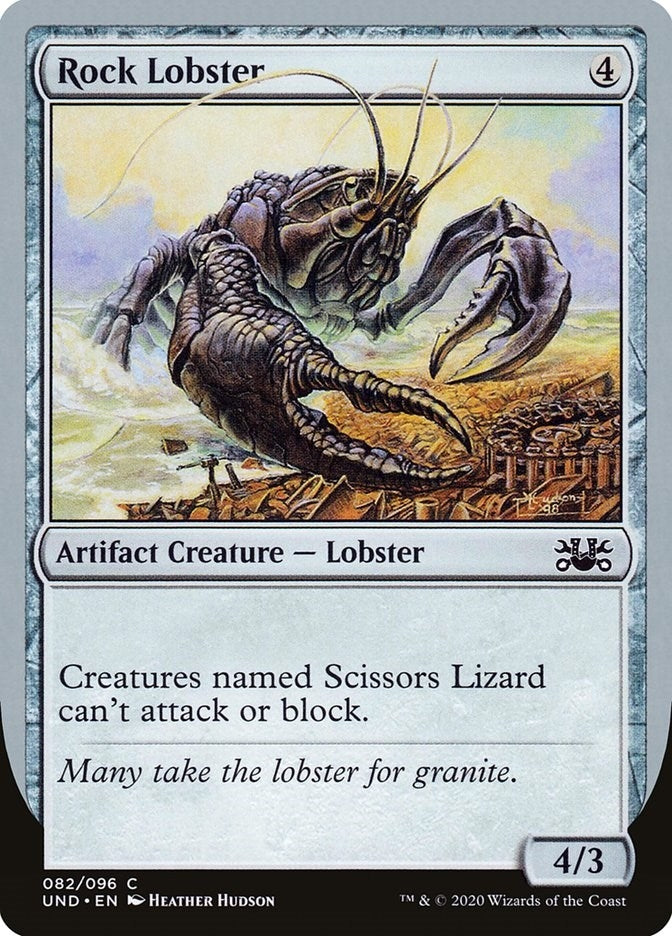 Image for Rock Lobster (82) (UND) - Magic: The Gathering