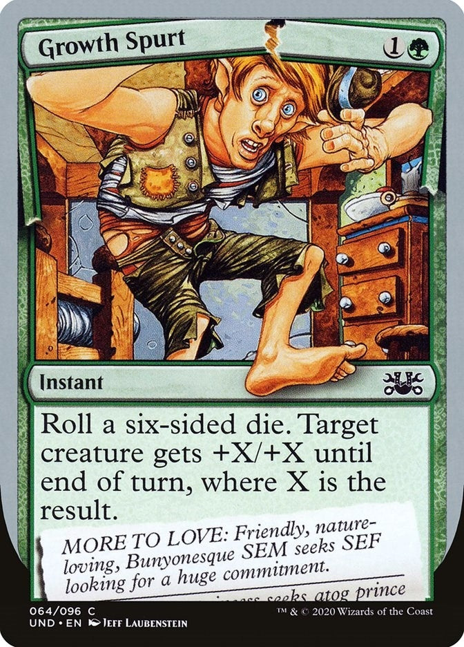 Image for Growth Spurt (64) (UND) - Magic: The Gathering