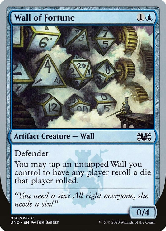 Image for Wall of Fortune (30) (UND) - Magic: The Gathering