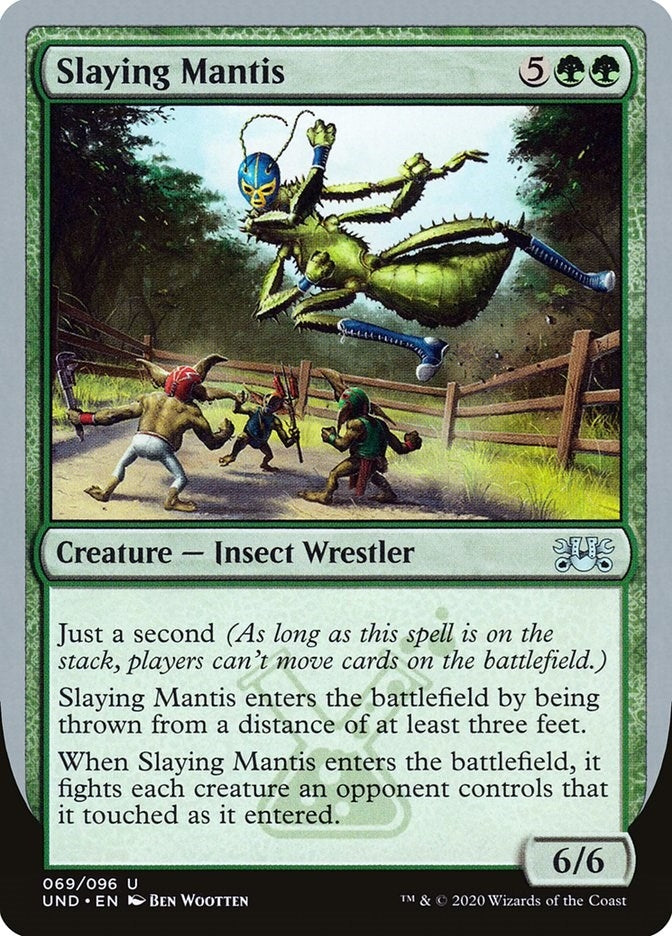 Image for Slaying Mantis (69) (UND) - Magic: The Gathering