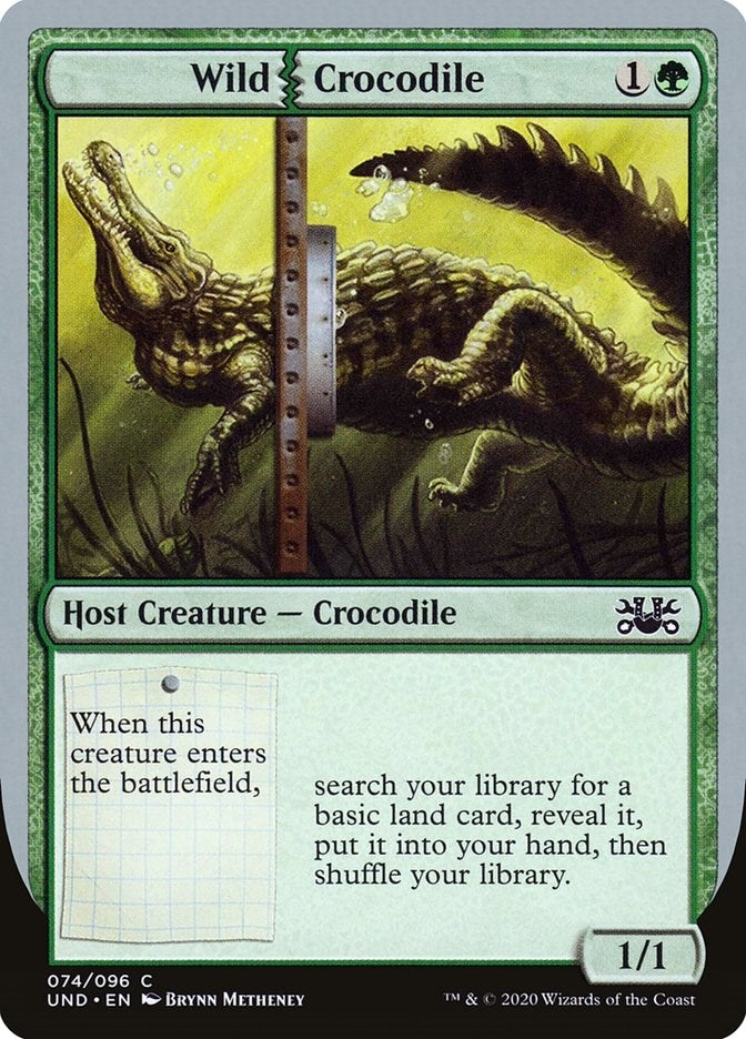 Image for Wild Crocodile (74) (UND) - Magic: The Gathering
