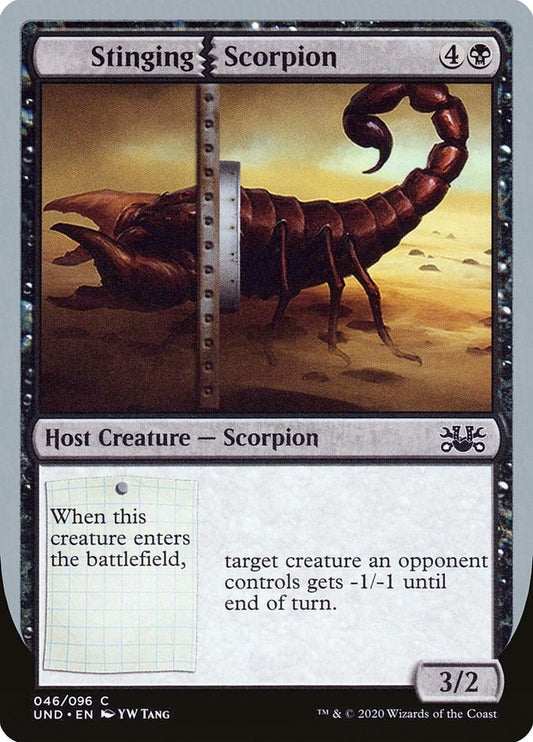 Image for Stinging Scorpion (46) (UND) - Magic: The Gathering