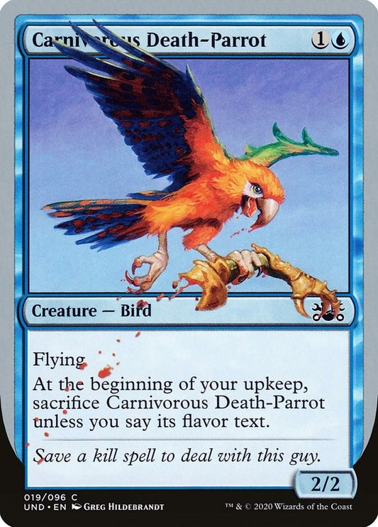 Image for Carnivorous Death-Parrot (19) (UND) - Magic: The Gathering