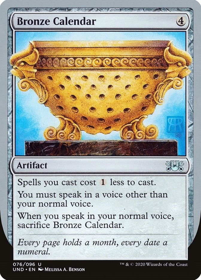 Image for Bronze Calendar (76) (UND) - Magic: The Gathering