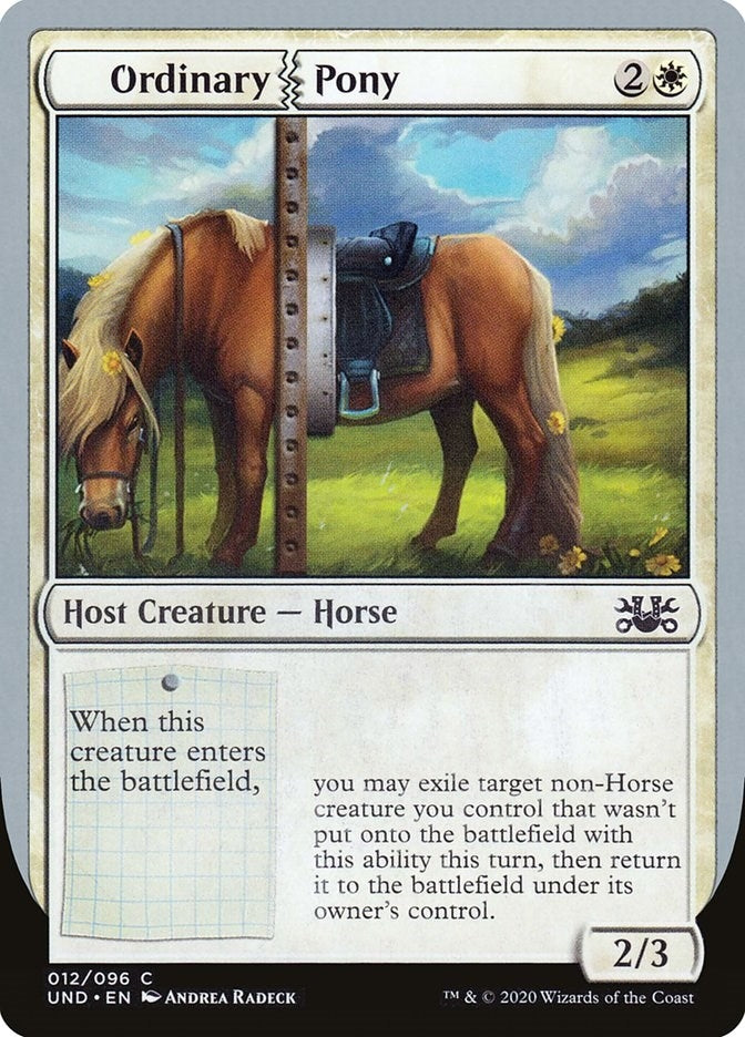 Image for Ordinary Pony (12) (UND) - Magic: The Gathering