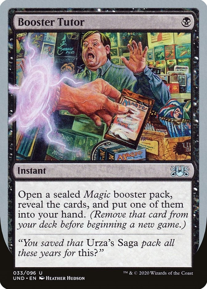 Image for Booster Tutor (33) (UND) - Magic: The Gathering