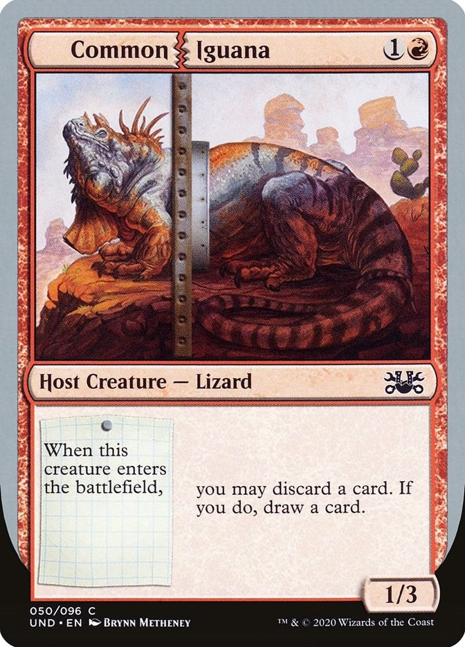 Image for Common Iguana (50) (UND) - Magic: The Gathering