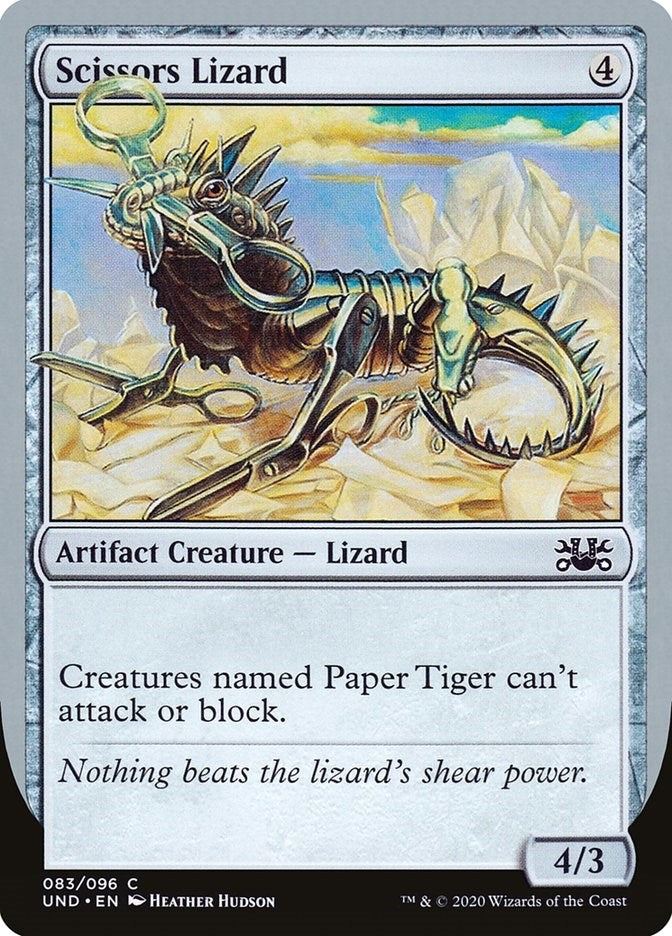 Image for Scissors Lizard (83) (UND) - Magic: The Gathering